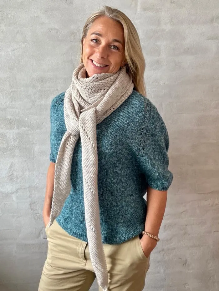 Easy Peasy Asymmetric scarf from Önling, knitting pattern