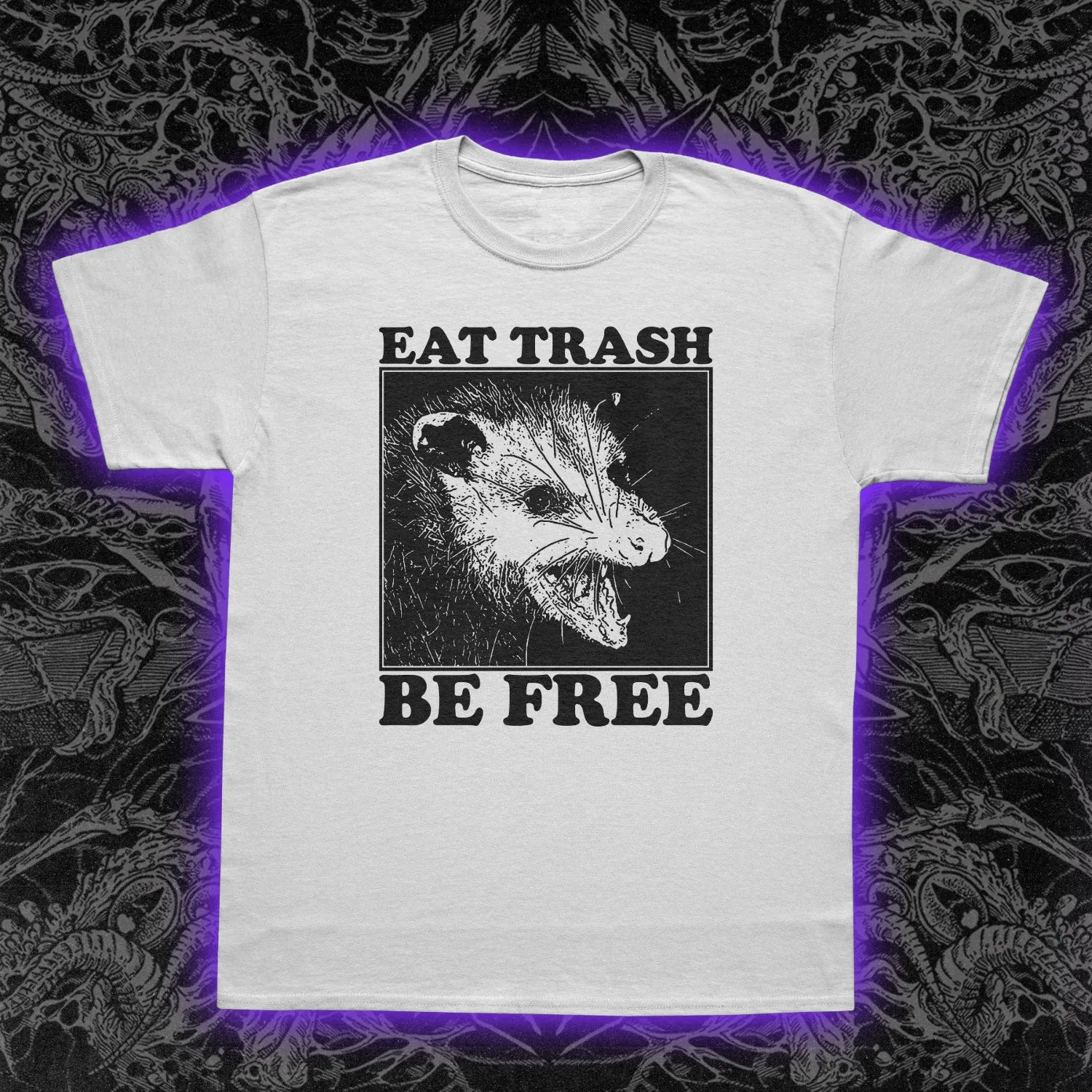 Eat Trash Be Free Slim Fit Tee