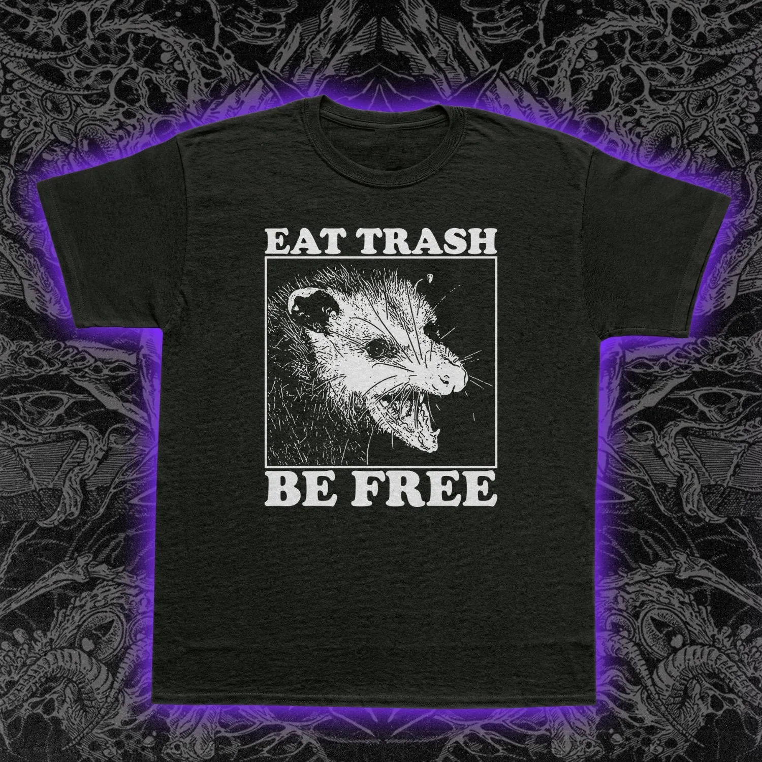 Eat Trash Be Free Slim Fit Tee