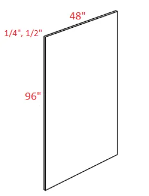 EB02-PLY4X8 Elegant Smokey Gray Skin/Panel