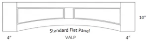 EB10-VALP-36 Elegant White Valance