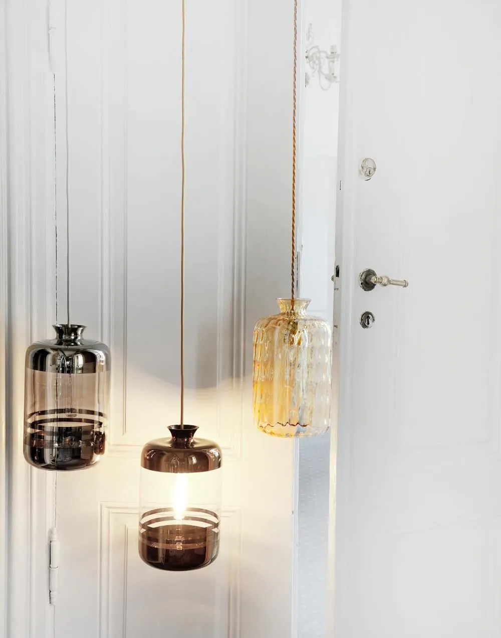 Ebb & Flow Pillar Pendant Light - Striped