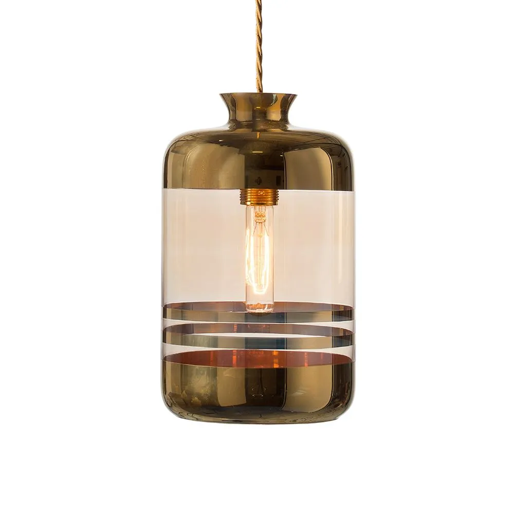 Ebb & Flow Pillar Pendant Light - Striped