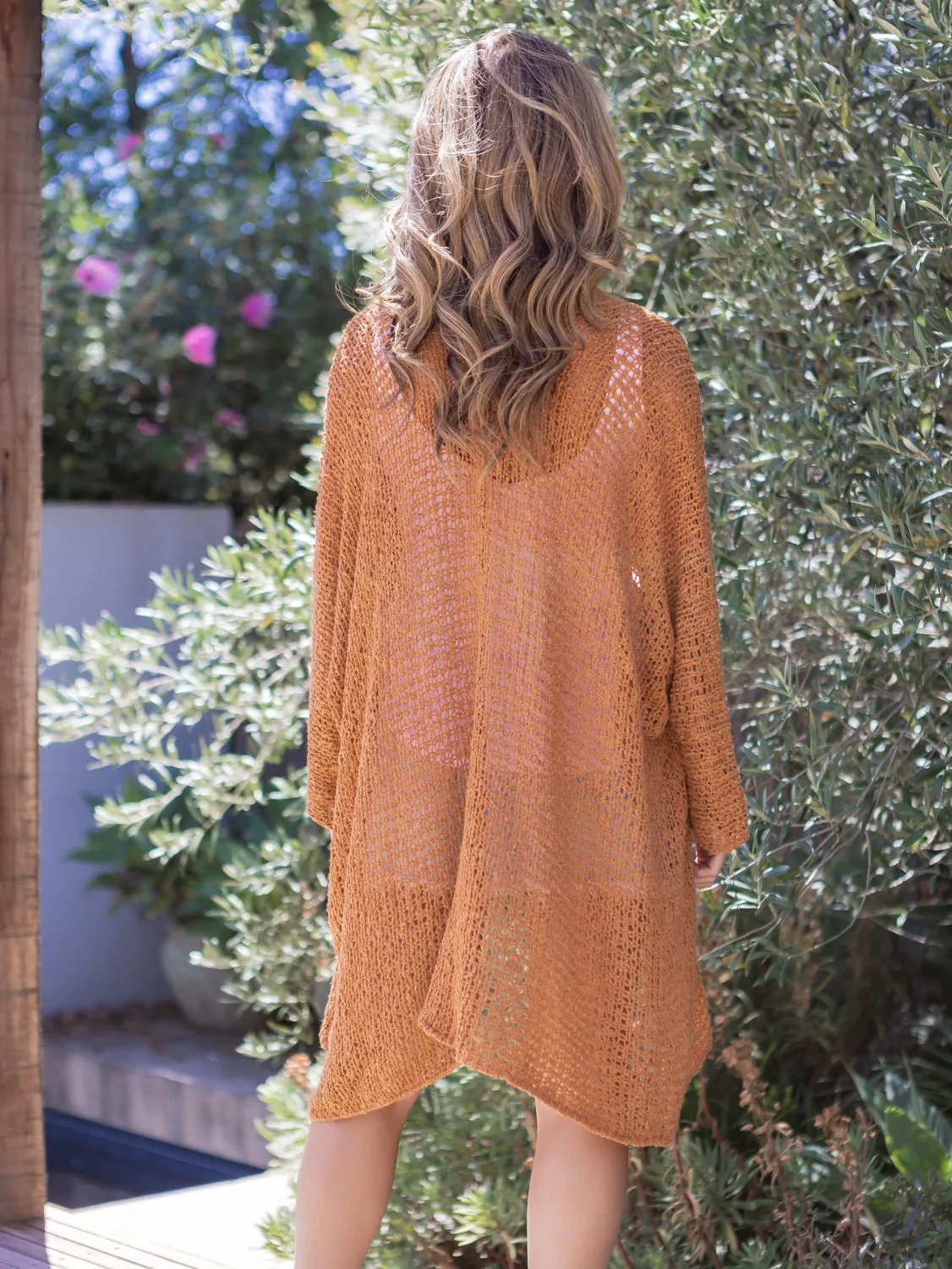 Eclipse Kimono- Burnt Orange