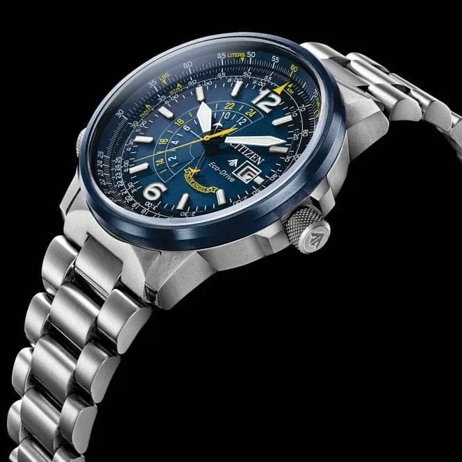 Eco-Drive Mens Blue Angels Nighthawk  Watch BJ7006-56L