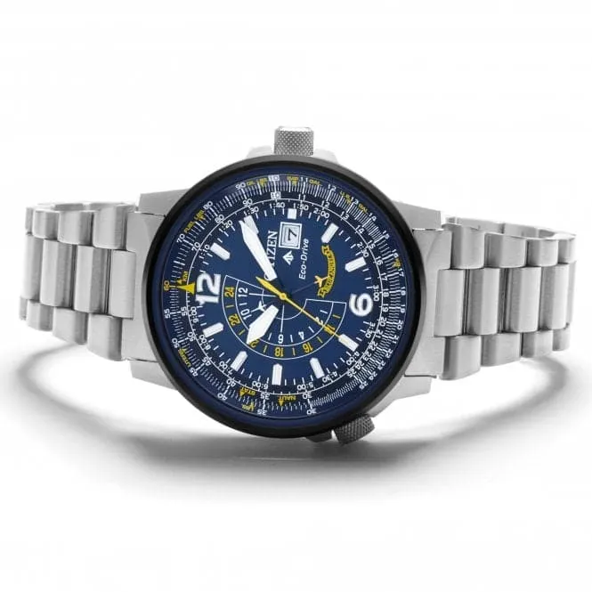 Eco-Drive Mens Blue Angels Nighthawk  Watch BJ7006-56L