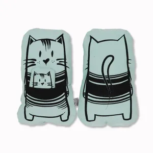 Eco-friendly Cat Soft Toy - Colorful Fabrics