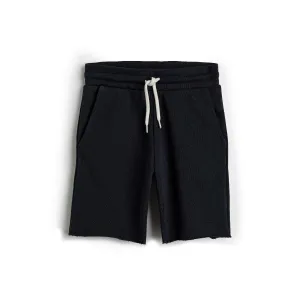 Eco Outfitters Organic Cotton Drawstring Sweat Shorts  - Black