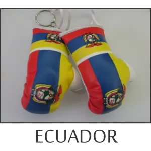 Ecuador Mini Boxing Glove