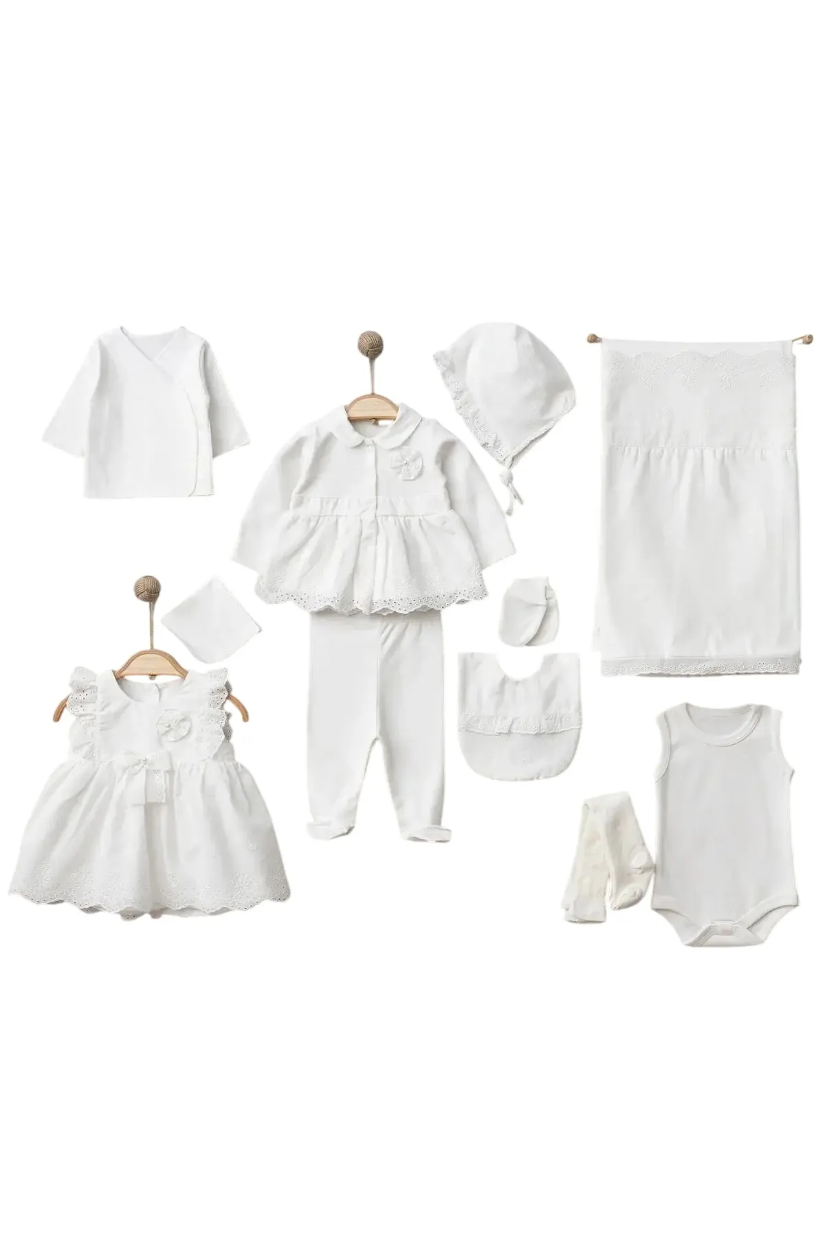 Eden Newborn Homecoming Outfit Set (11 Pcs)