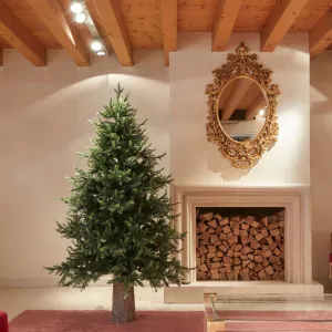 EDG Enzo De Gasperi Albero di Natale Pino Luxury 180x136cm Realistico Natural 2664 Rami