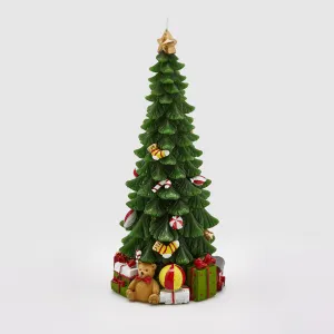 EDG Enzo De Gasperi Candela Pino Albero di Natale 28cm Decorazione Natalizia