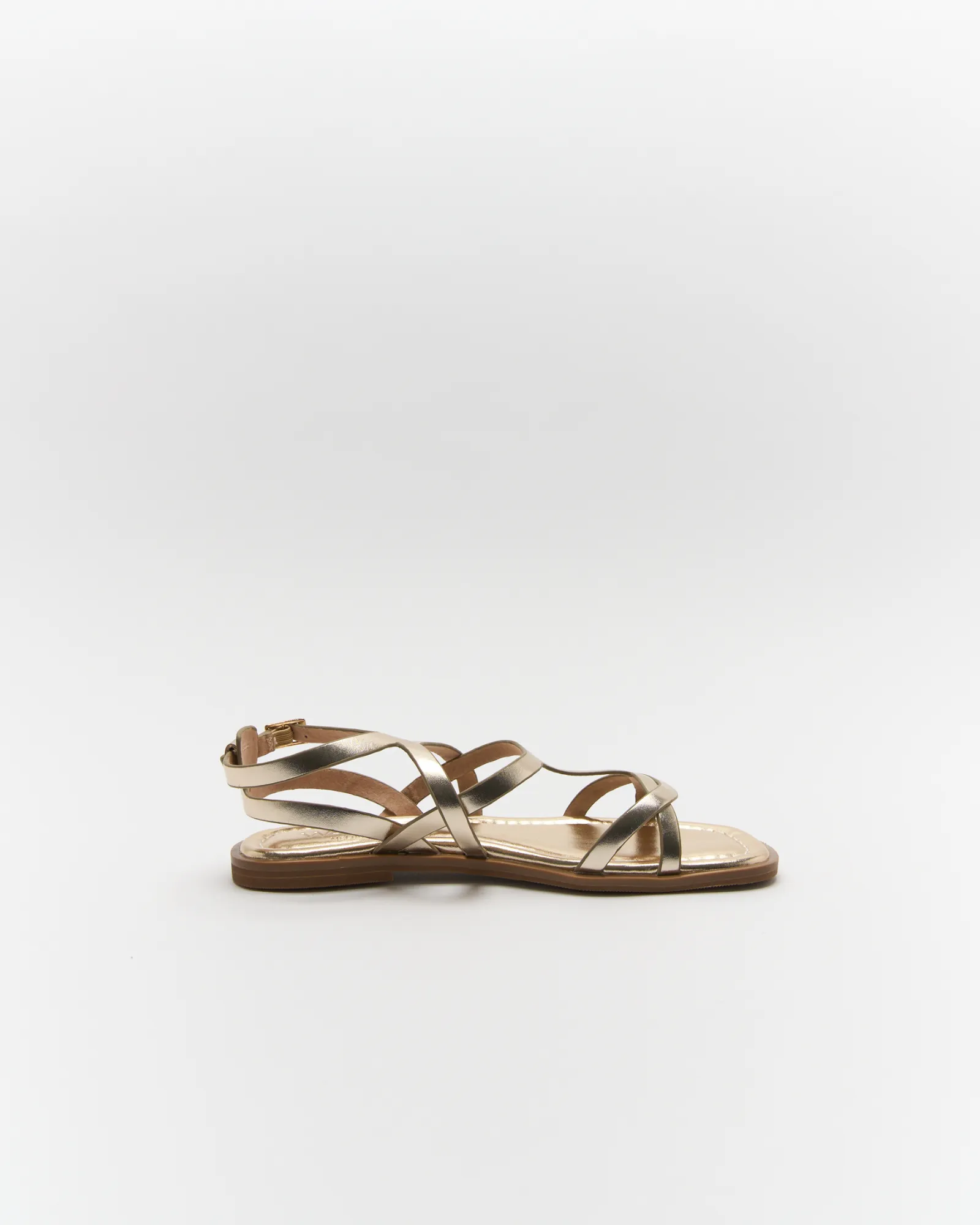 Edie Leather Sandal - Soft Gold