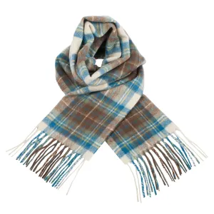 Edinburgh Cashmere Scarf  Stewart Muted Blue