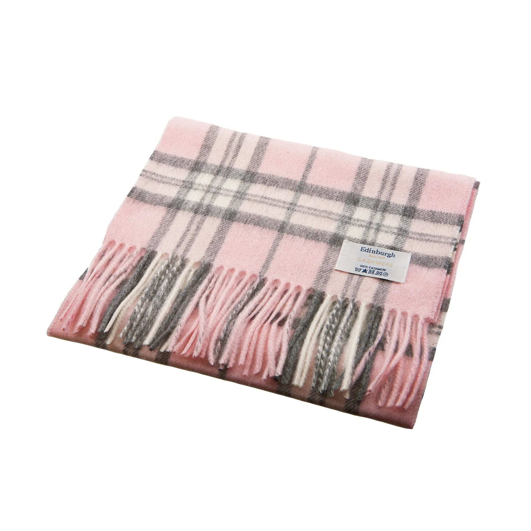 Edinburgh Cashmere Scarf  Thomson Pale Pink