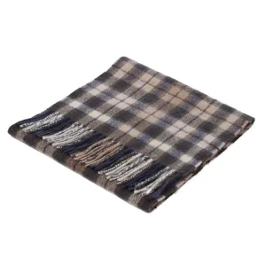 Edinburgh Cashmere Scarf  Winter Check - Black/Brown