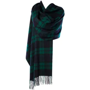 Edinburgh Lambswool Stole  Black Watch