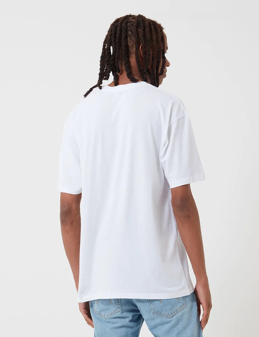 Edwin Katakana Embroidery T-Shirt - White