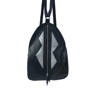 Egg Bag Zig Zag Backpack - Unique Leather Backpack