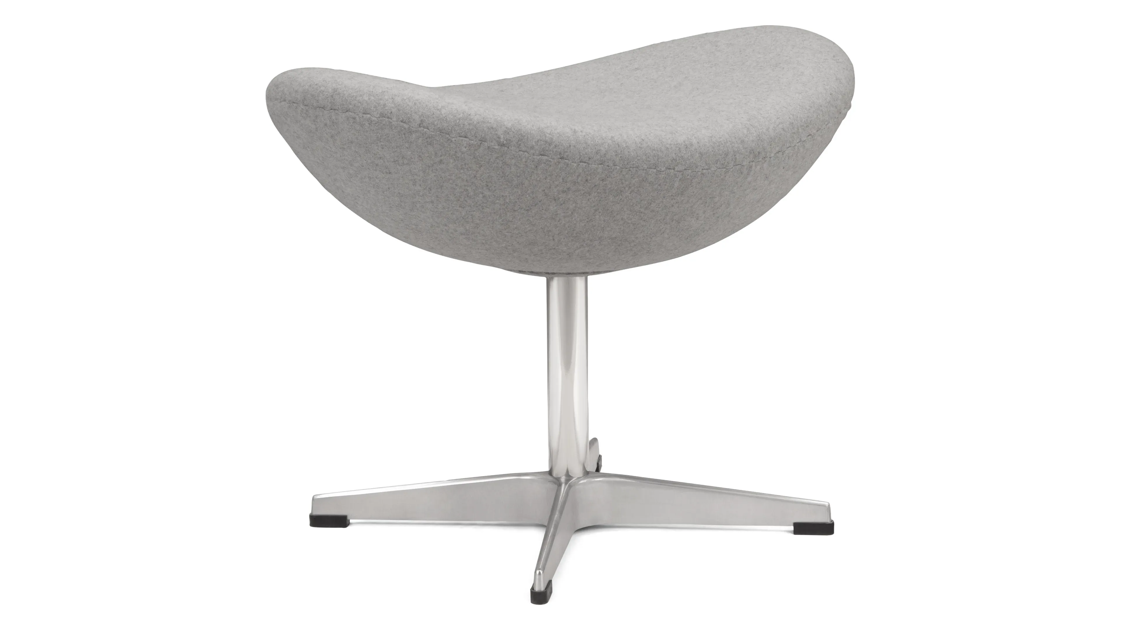 Egg - Egg Ottoman, Light Gray Wool