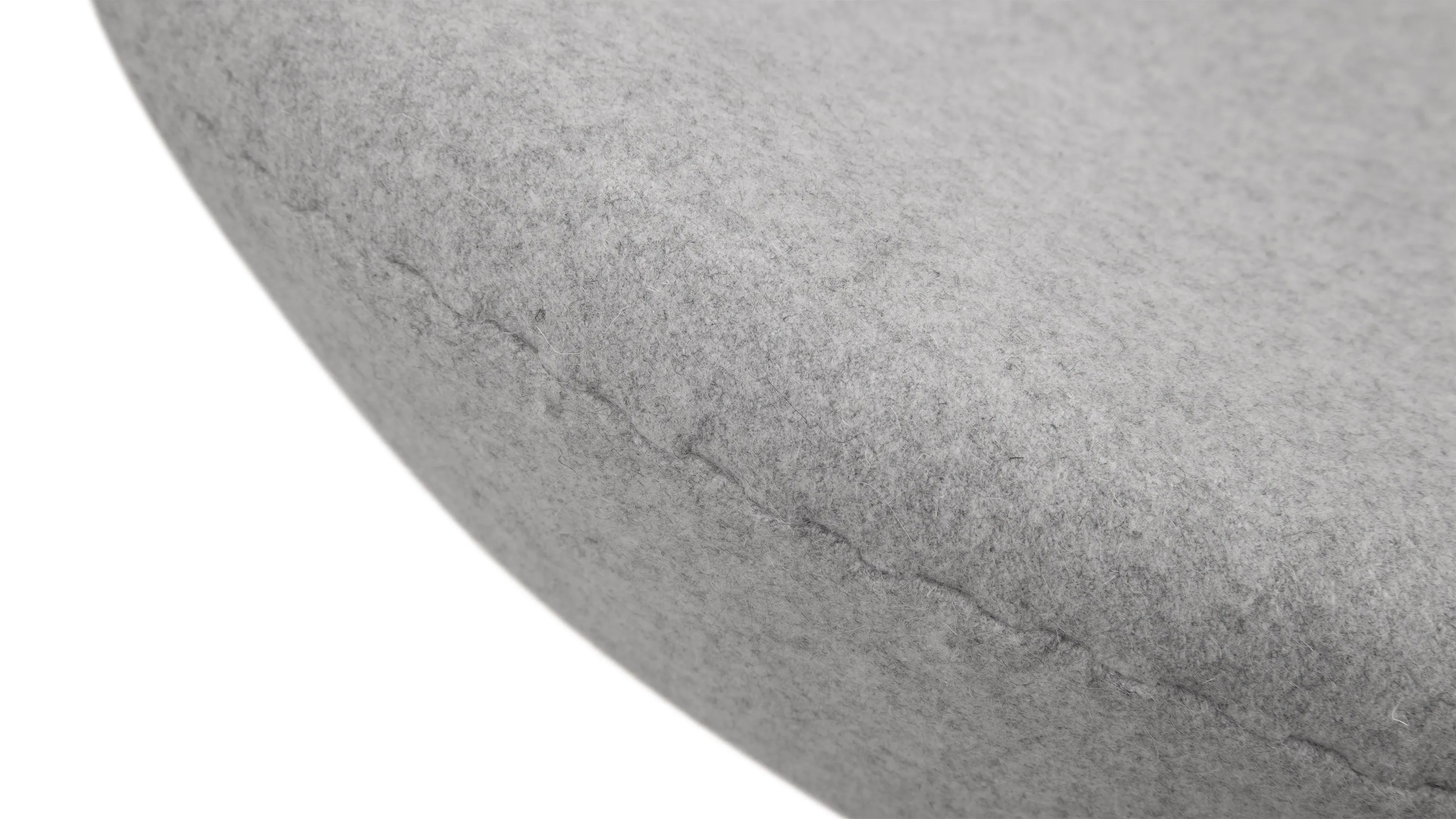 Egg - Egg Ottoman, Light Gray Wool