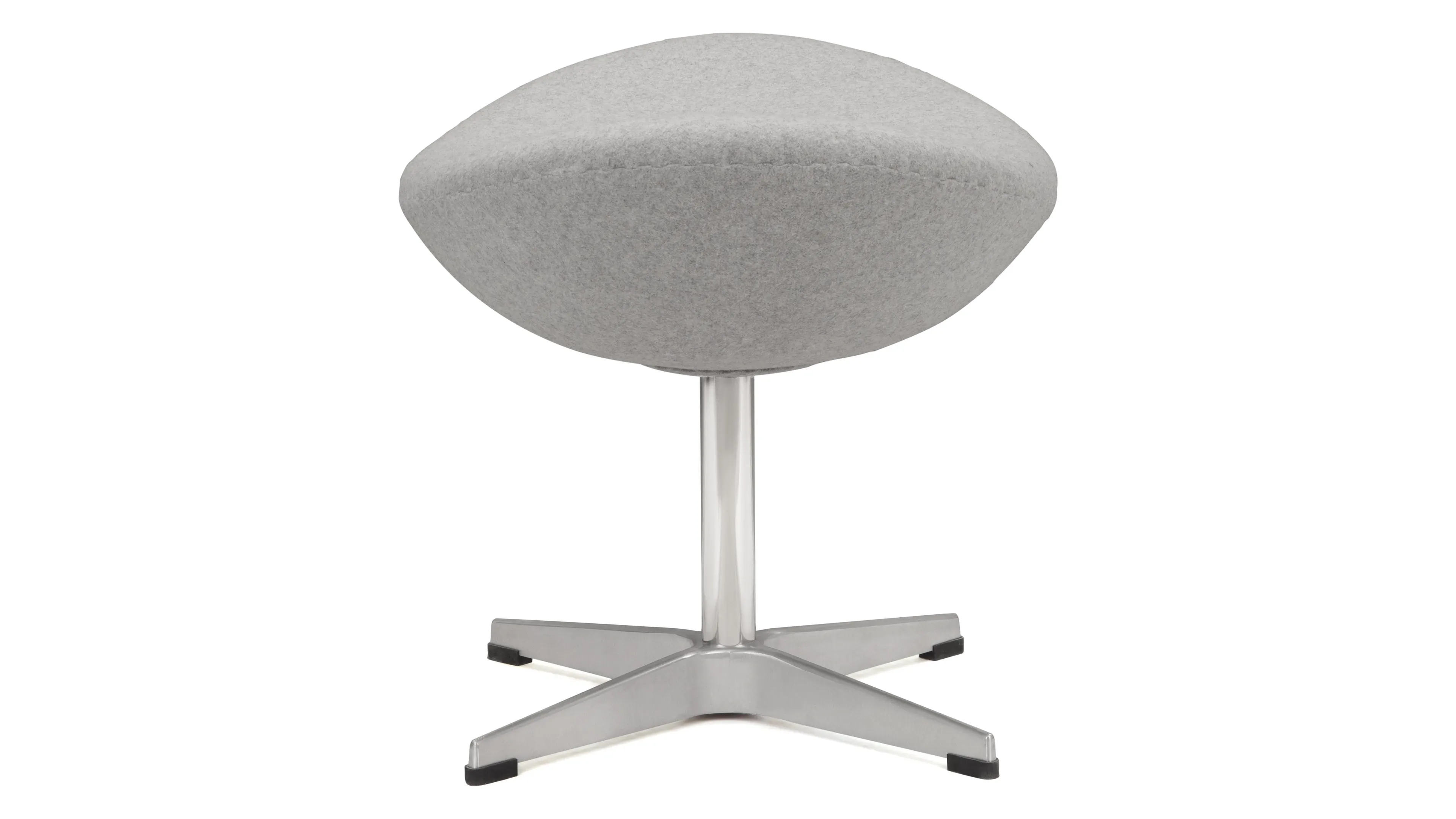 Egg - Egg Ottoman, Light Gray Wool