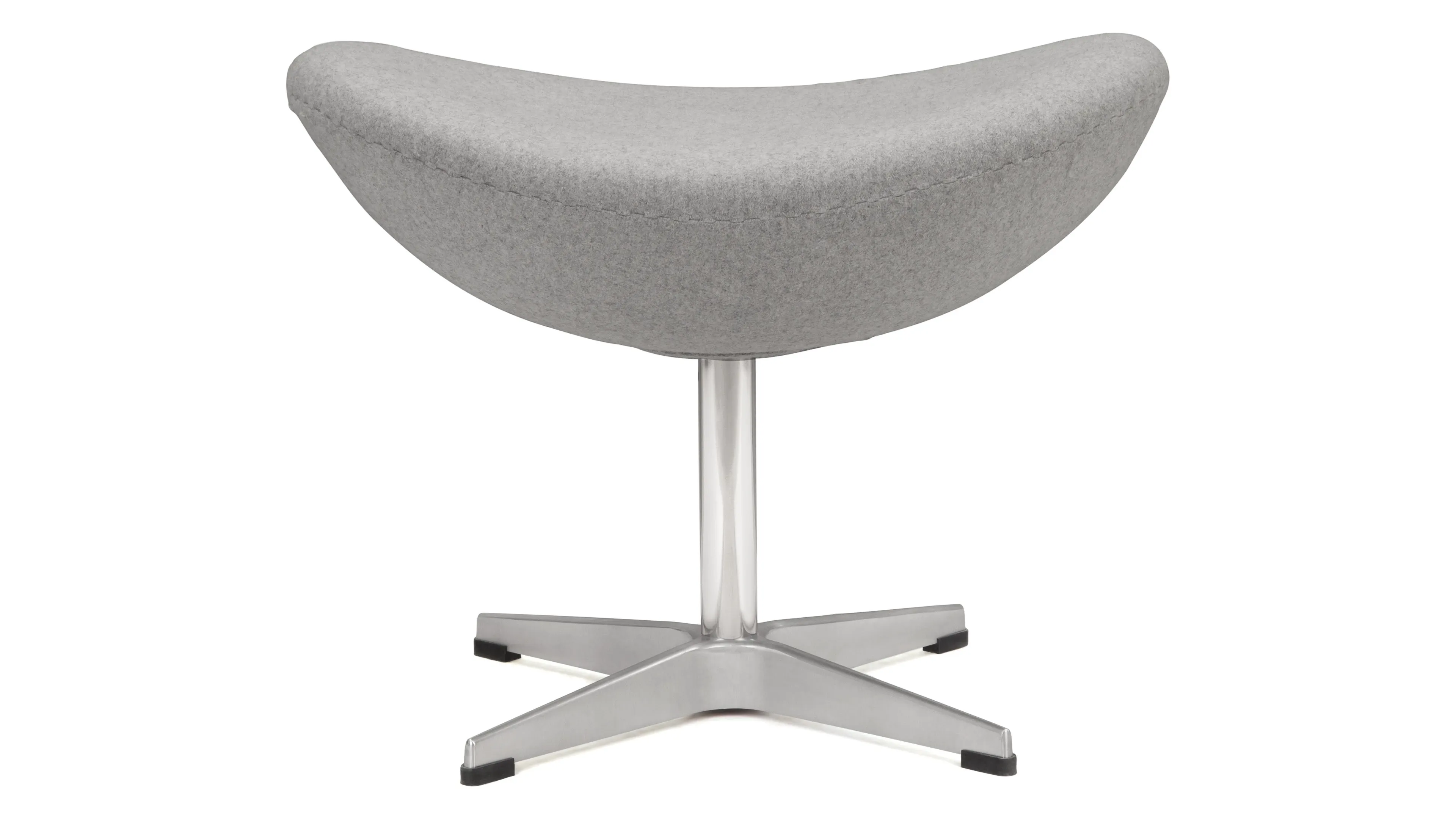 Egg - Egg Ottoman, Light Gray Wool