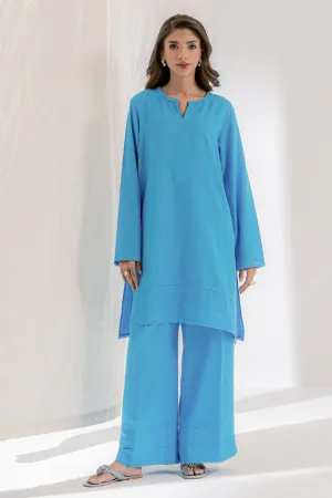 Ego - Flow 2 piece - Solid - Khaddar - Blue