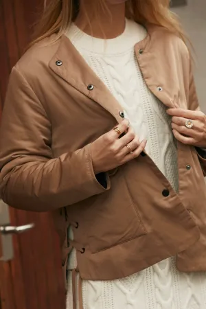 Eia Short Jacket - Beige