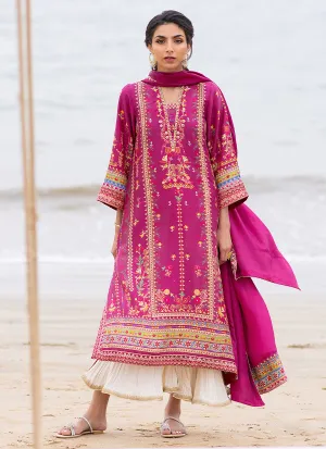 Eid Prints 24 - Aelia Magenta Kurta And Dupatta