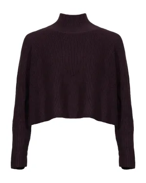 Eileen Fisher Cropped Knit Turtleneck