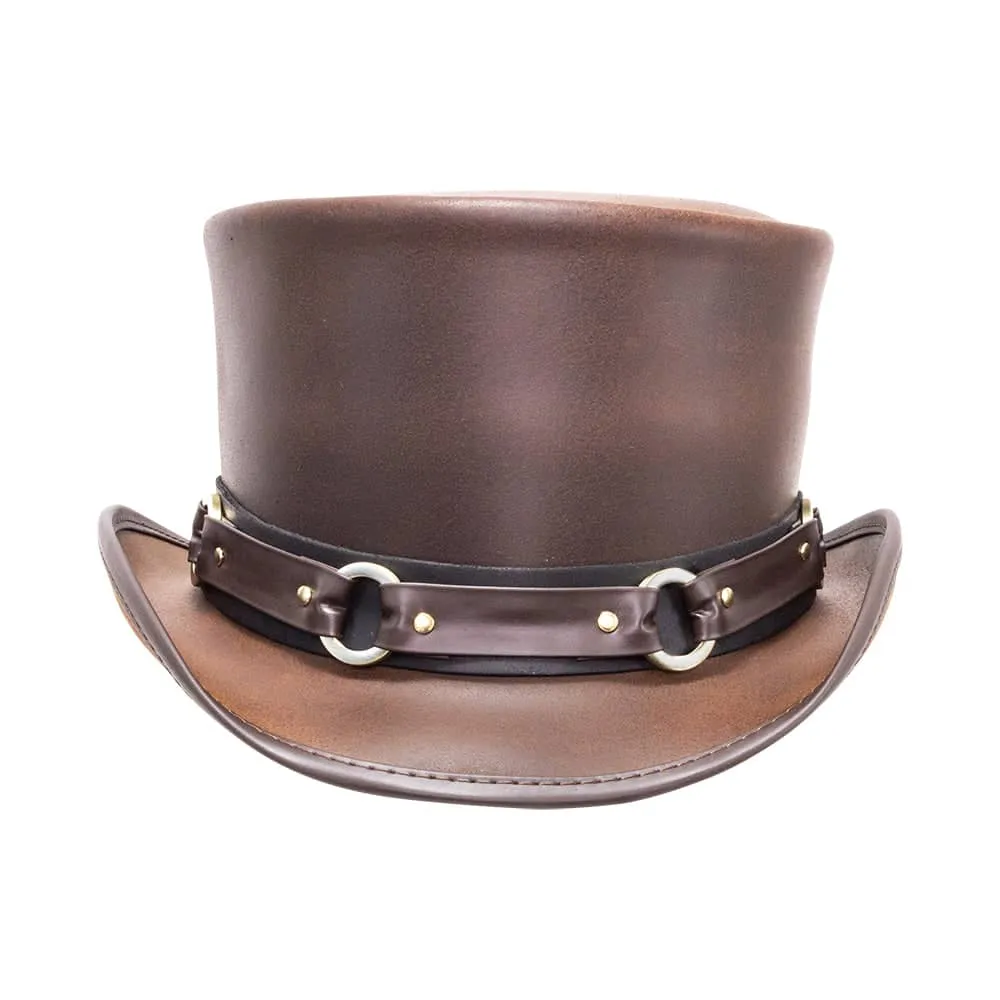 El Dorado SR2 | Womens Leather Top Hat with SR2 Hat Band