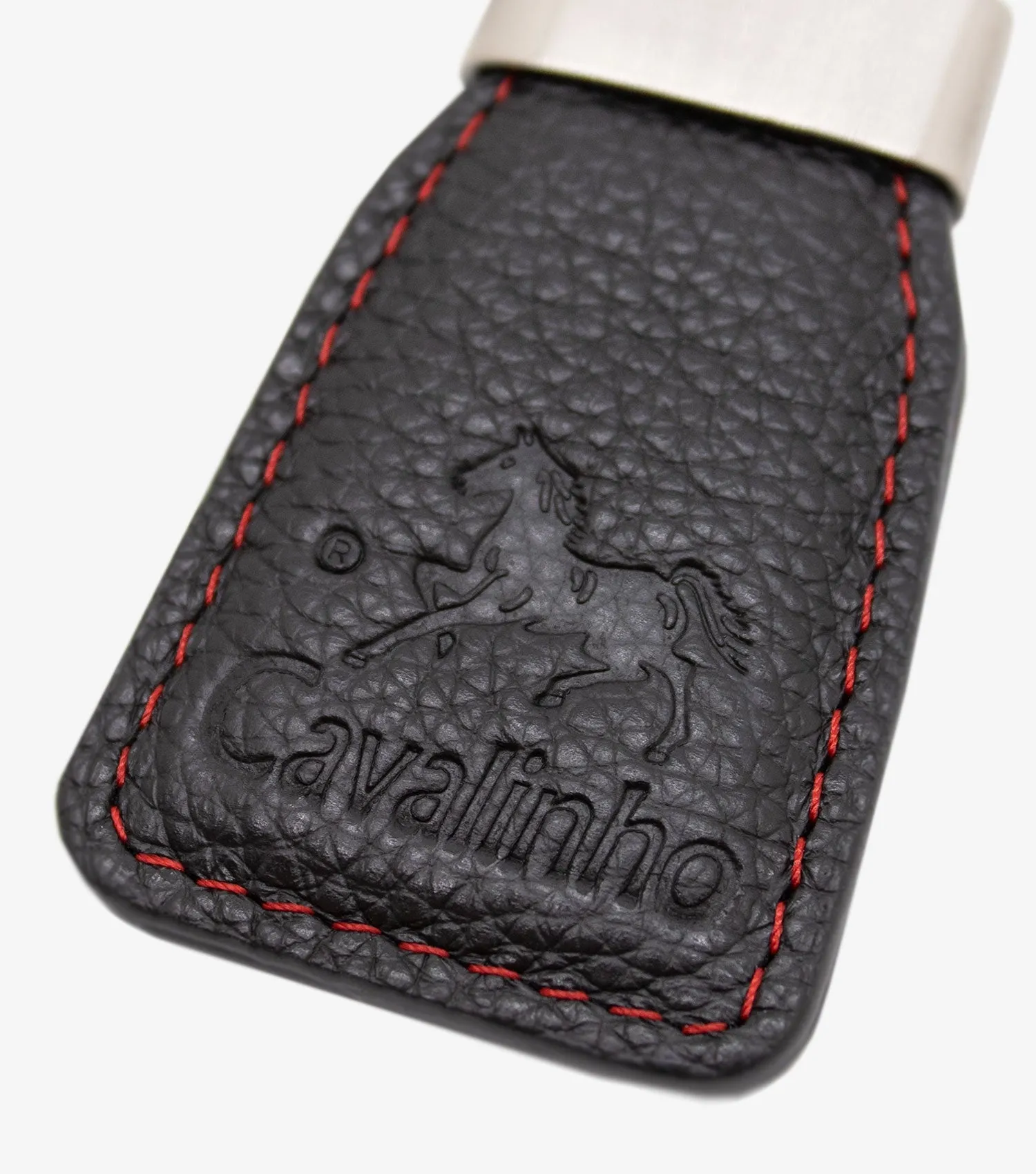 El Estribo Leather Keychain