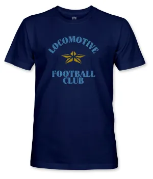 El Paso Locomotive FC Team Arch Cotton T-Shirt - Navy