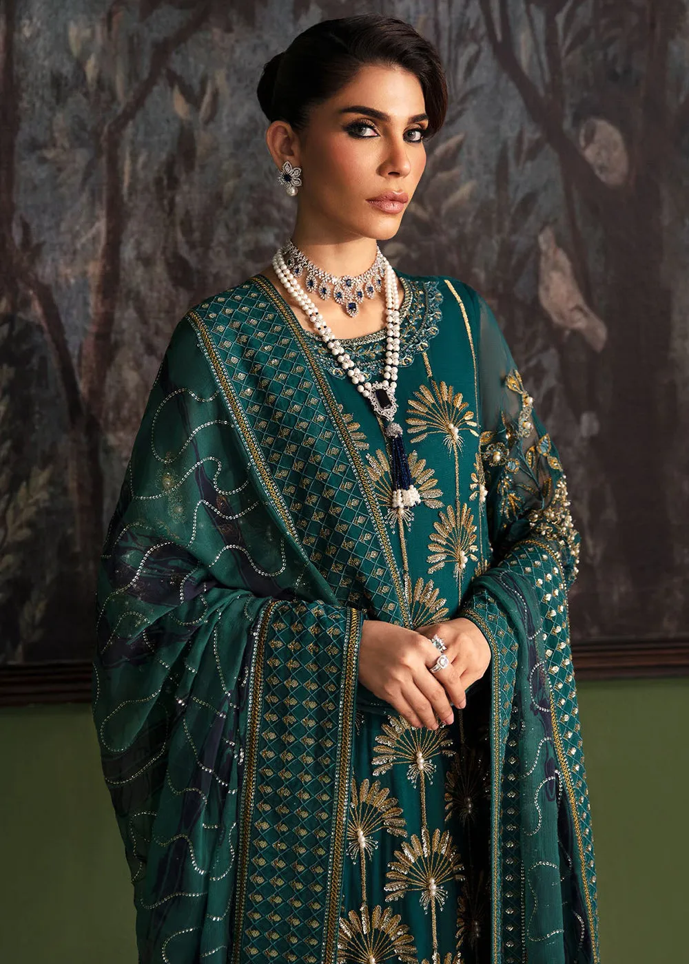 Elanora Embroidered Formals' 23 by Nureh | NEL-36