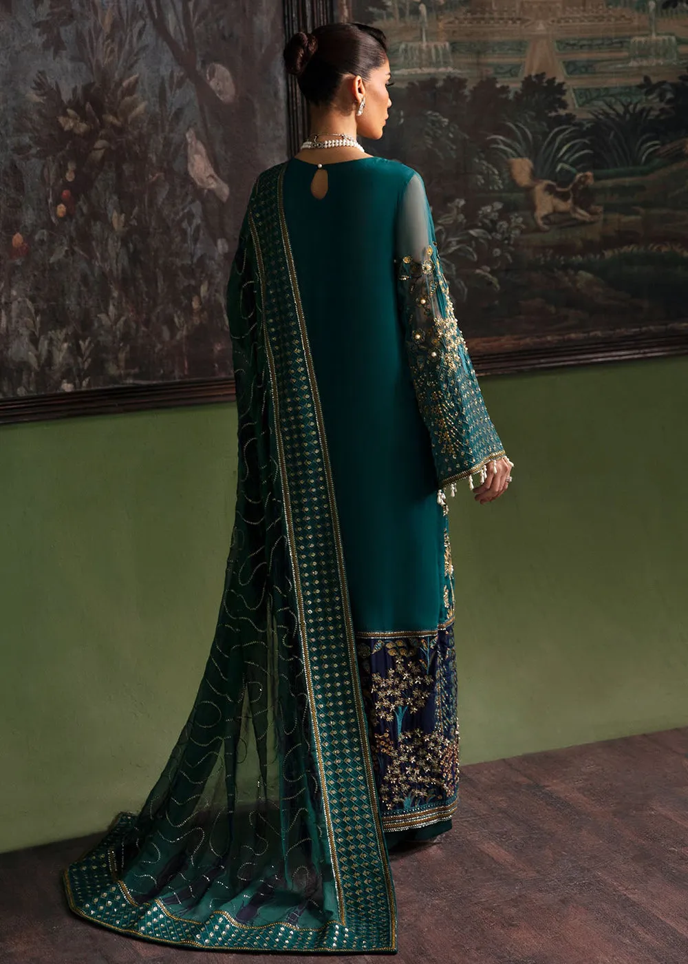 Elanora Embroidered Formals' 23 by Nureh | NEL-36