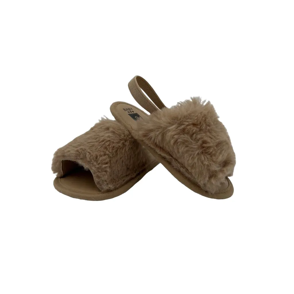 Elastic Strap Fuzzy House Slippers