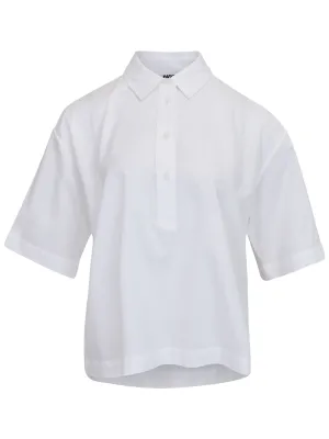 Elbow Sleeve Popover Shirt