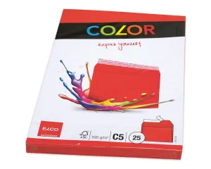 Elco Color C5 Envelope without window, intense red