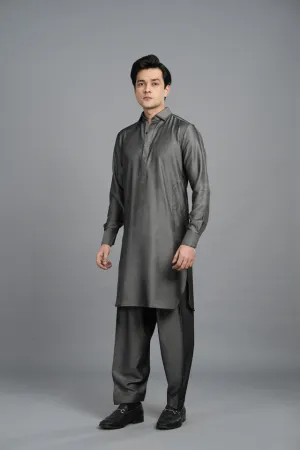 Electric Grey Shalwar Kameez  SQ4