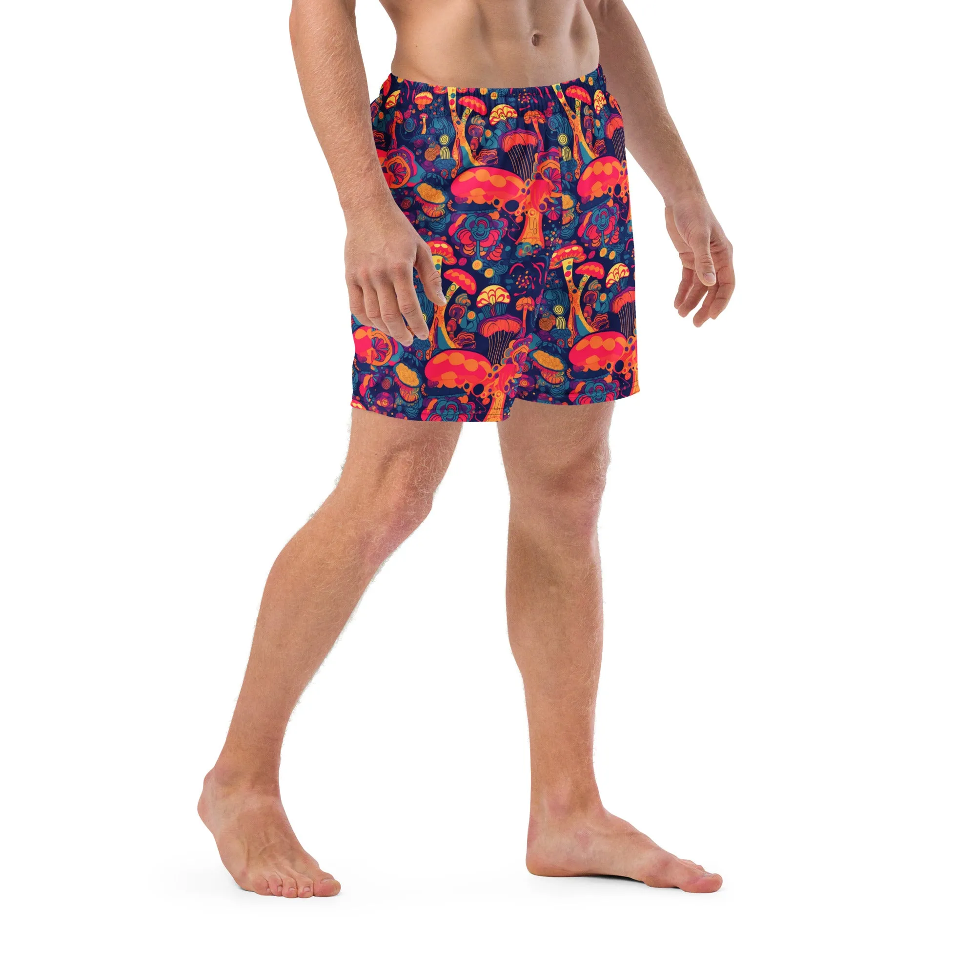 Electric Psilocybin Men's Swim Trunks