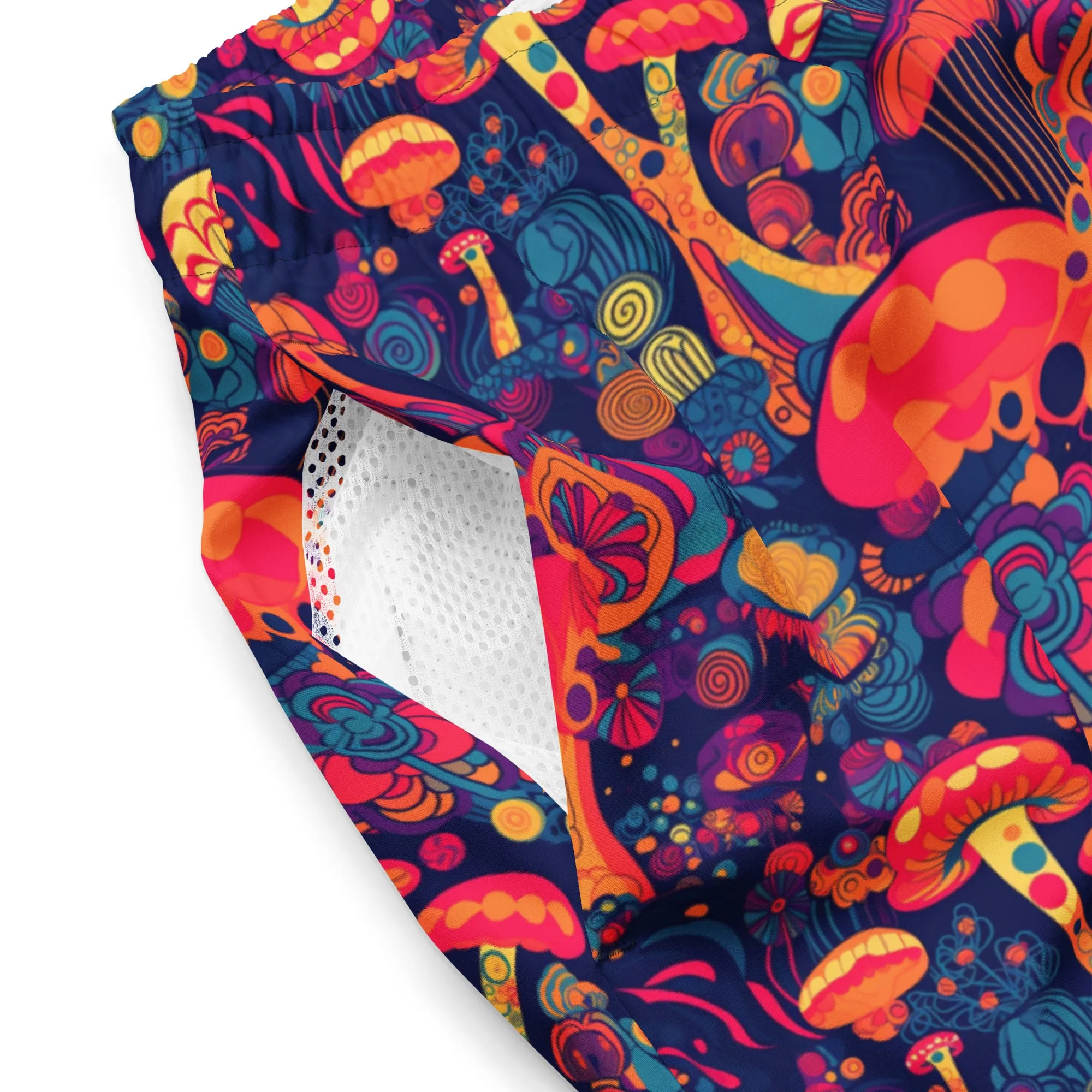 Electric Psilocybin Men's Swim Trunks