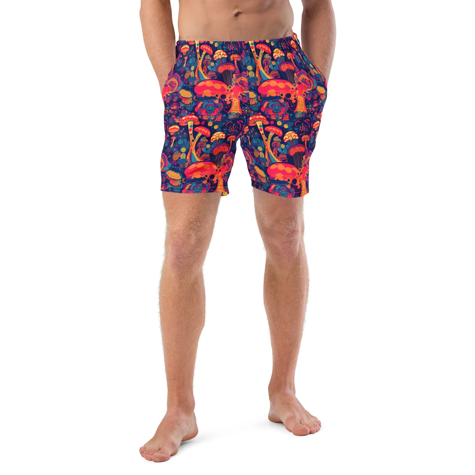 Electric Psilocybin Men's Swim Trunks