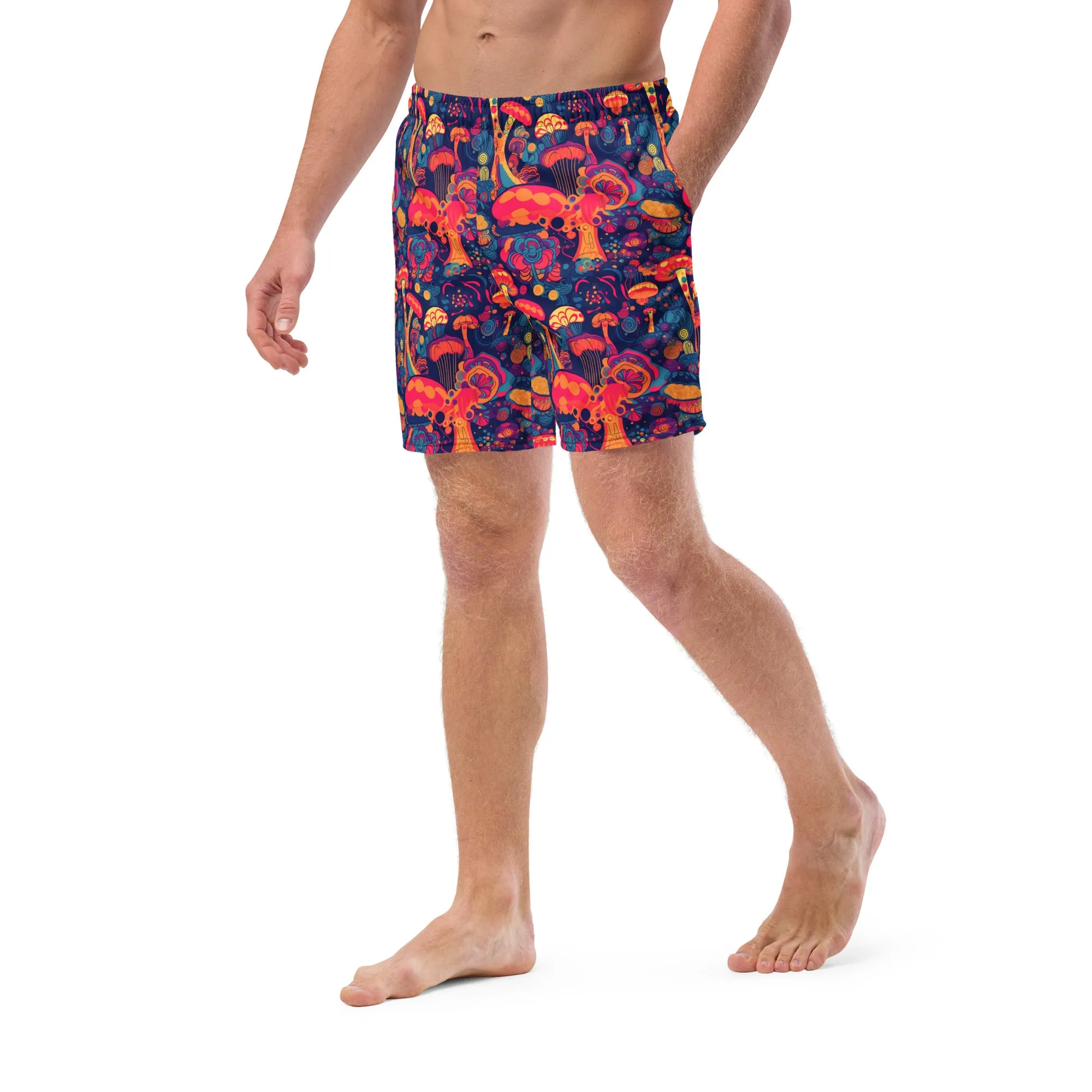 Electric Psilocybin Men's Swim Trunks