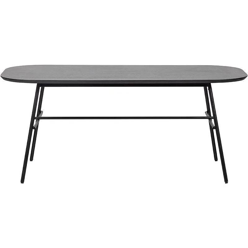 Elegance Black Mango Wood Dining Table