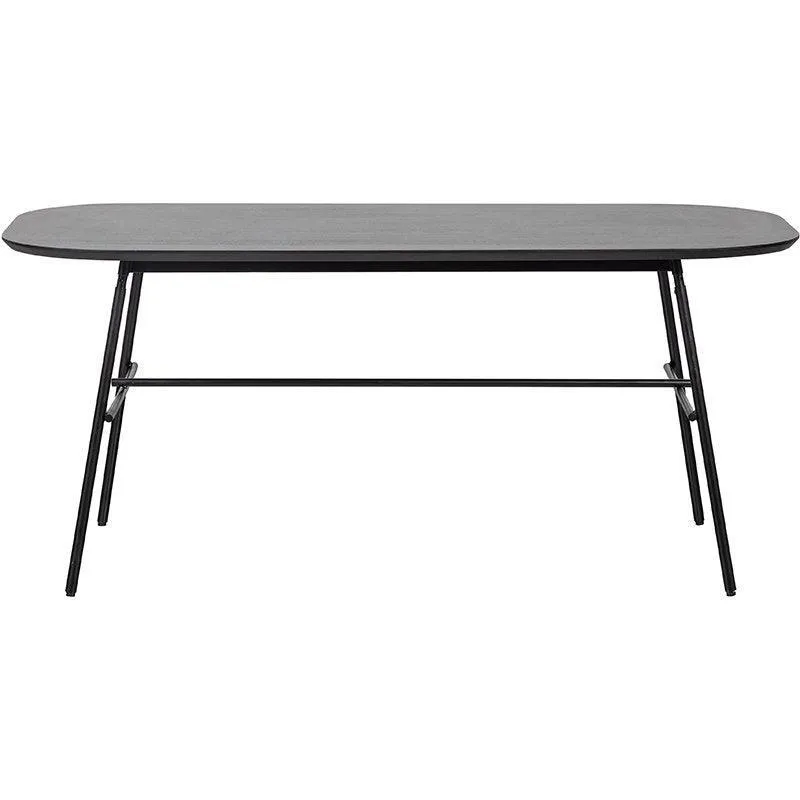 Elegance Black Mango Wood Dining Table