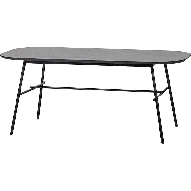 Elegance Black Mango Wood Dining Table