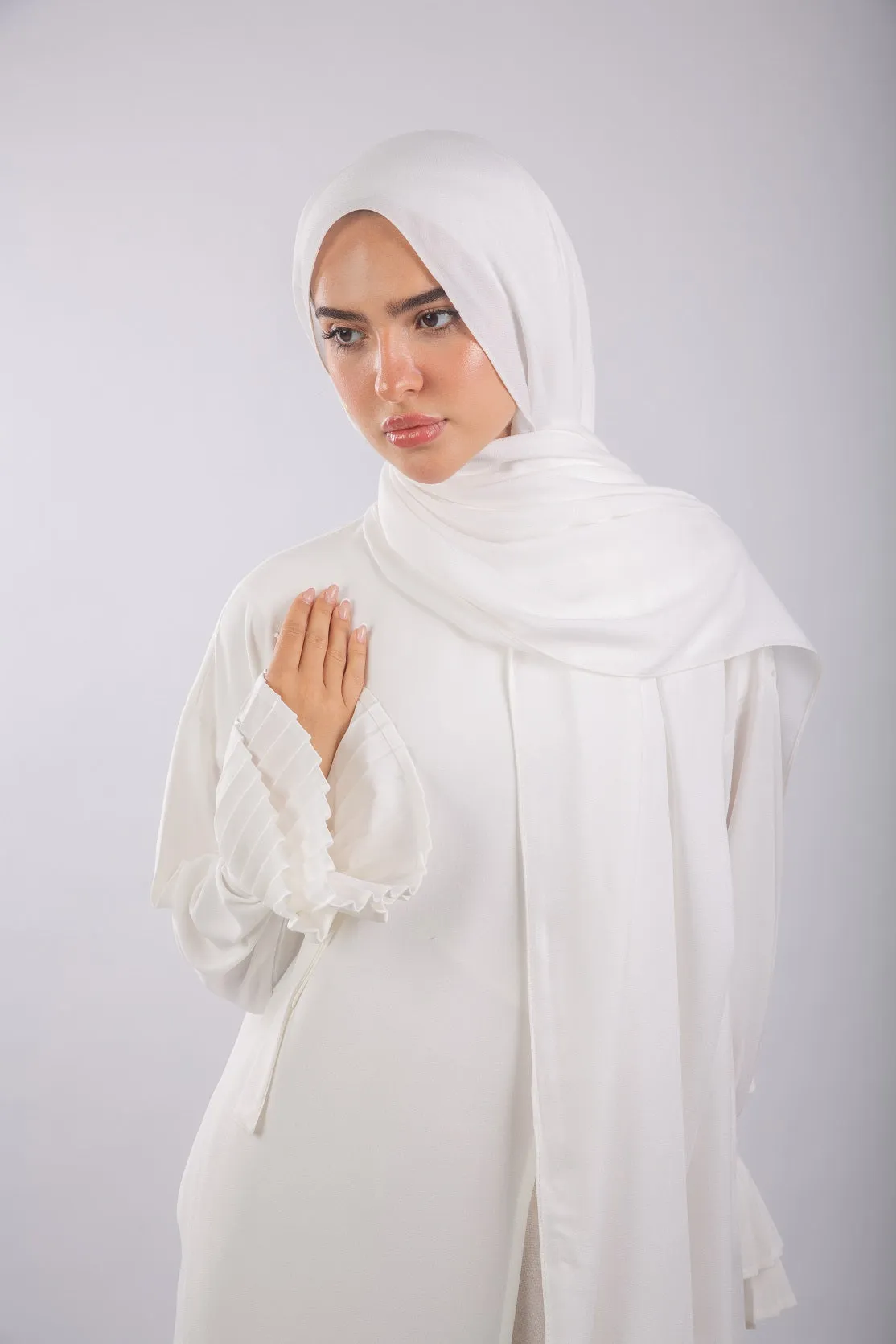 Elegance Modal Hijab -Off White