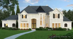 Elegant 4-Bedroom Home with Stone Exterior and Spacious Living