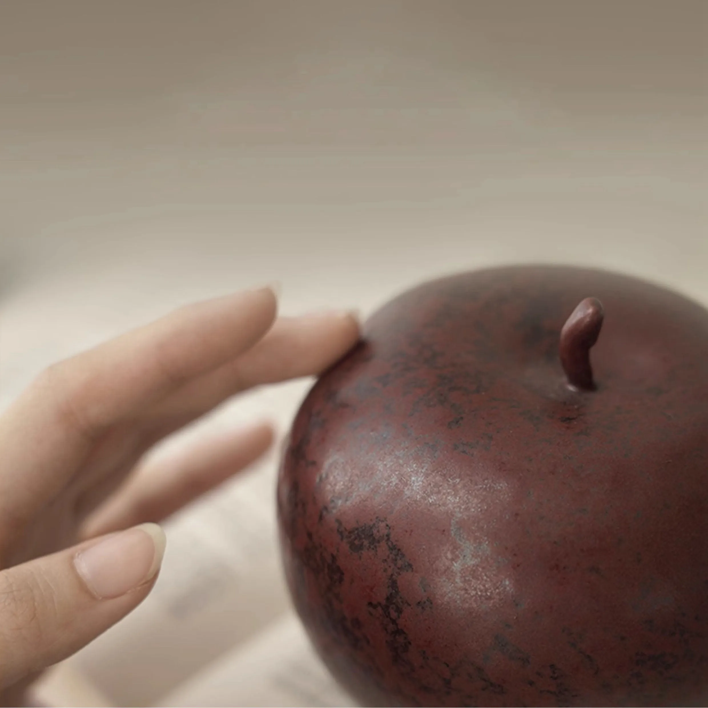 Elegant Ceramic Apple